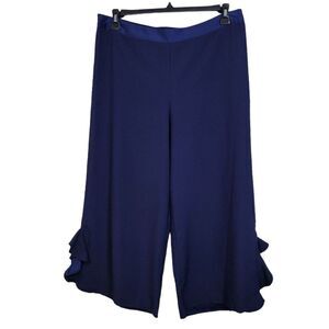 Dorothy Perkins Blue Cropped Pants (Size 12)
